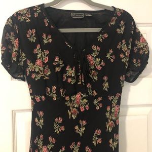 Floral midi dress- vintage